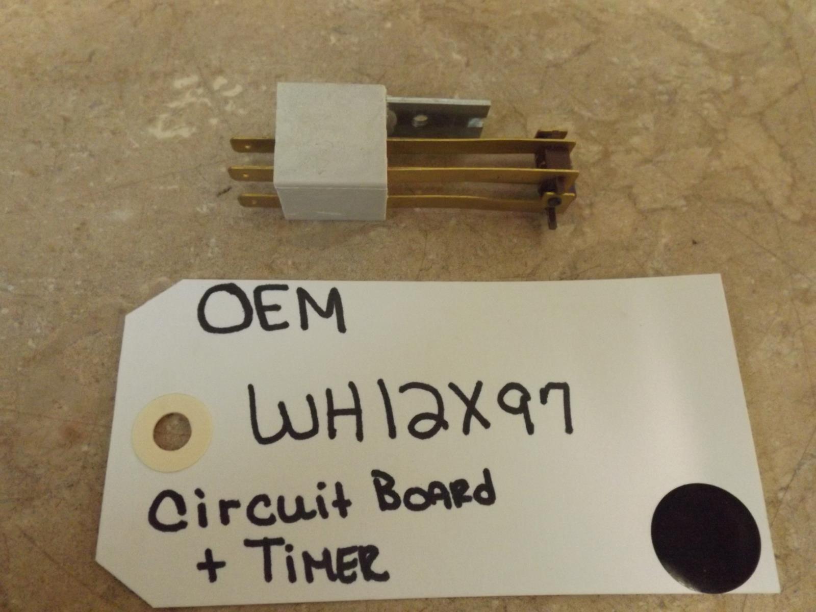 GE WASHER WH12X97 CIRCUIT BOARD & TIMER (NEW) GE WASHER WH12X97 CIRCUIT BOARD & TIMER (NEW)